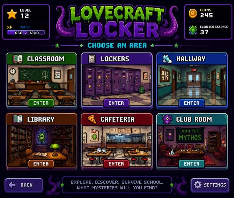 Lovecraft Locker 章节事件 玩法截图 2