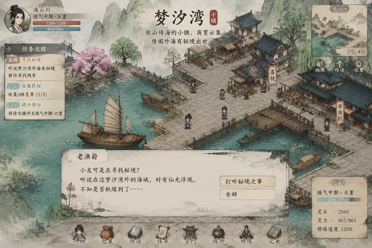 谪仙索欢录 操作界面 资料图 8