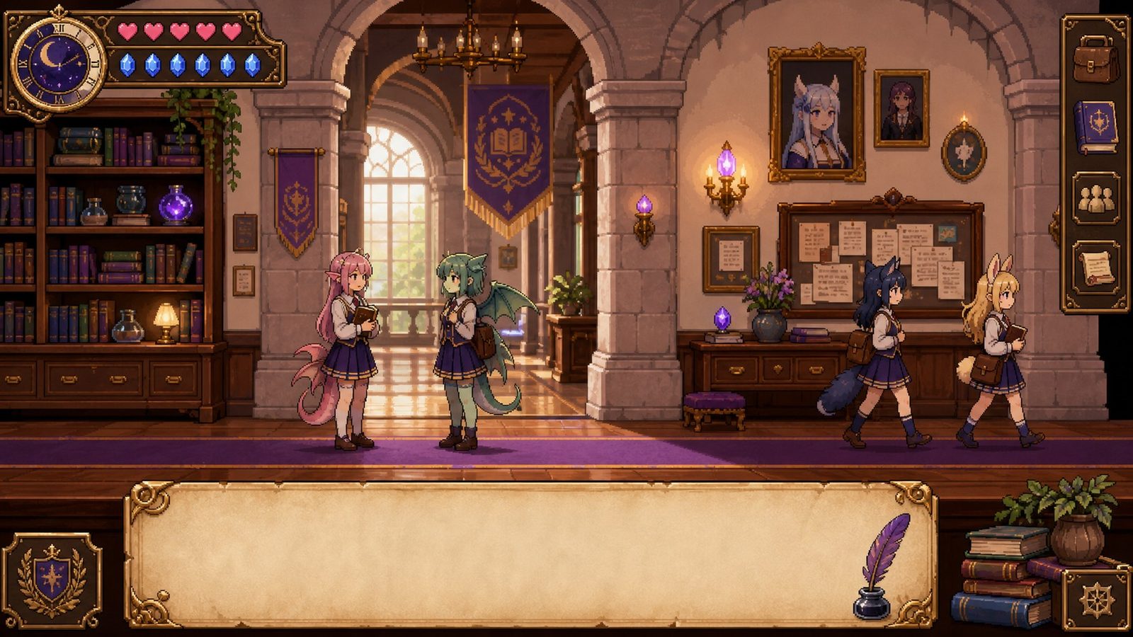 魔法兽娘学院MagicalMonster 剧情互动 资料图 7