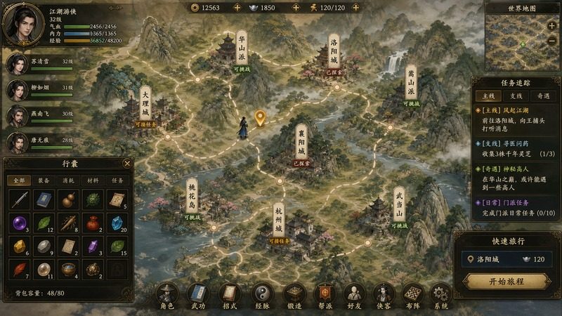 金庸群侠传5爱与死仙狐MOD六周年 探索场景 详情图 3
