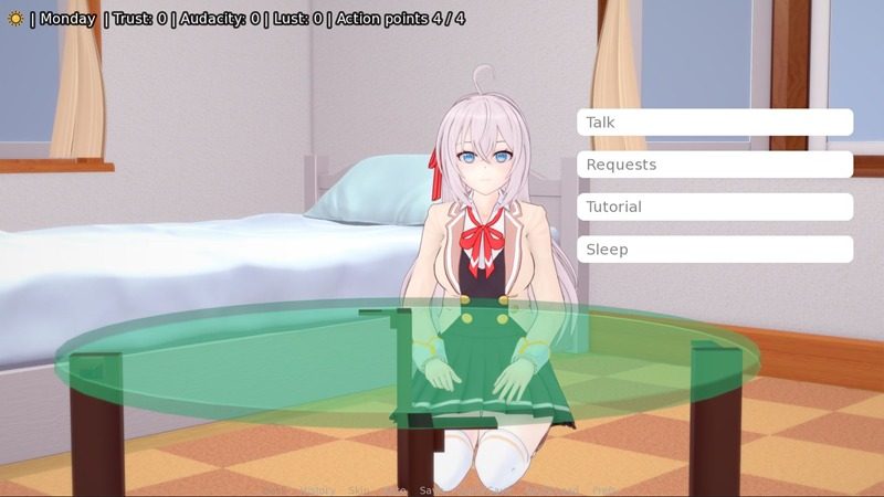 与阿尔雅一起生活 Living With Alya 版 SLG互动 实机截图 3